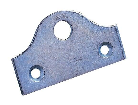 Moraillon à plat porte-cadenas 60x37mm - MONIN - 262260