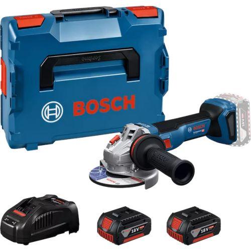 Meuleuse d'angle 18V Bosch GWS 18V-11 + 2 batteries 5Ah + chargeur sous L-BOXX -