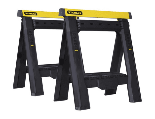 Ensemble de 2 tréteaux pliables et télescopiques - STANLEY STST1-70559