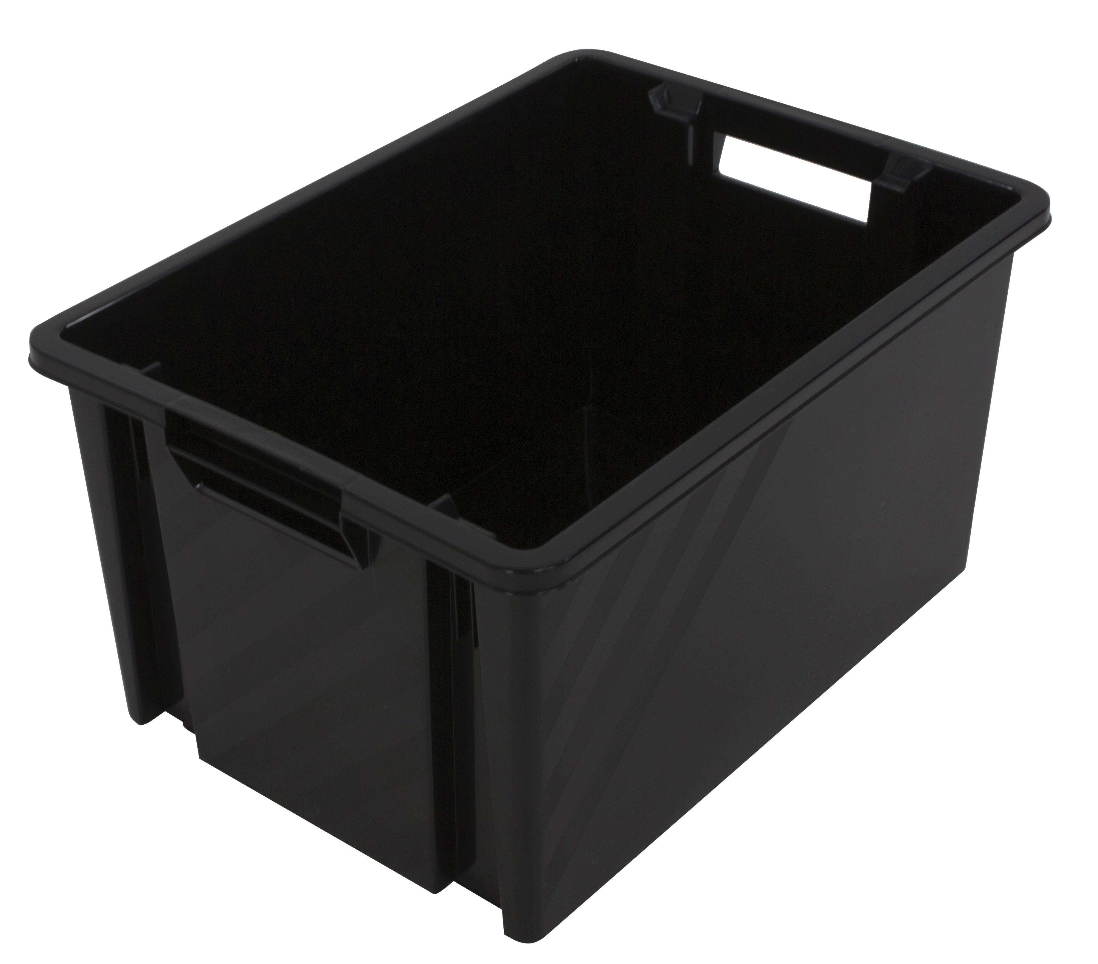 BAC PLASTIQUE EMBOITABLES NOVABAC NOIR 6,10,18,30 et 54 litres