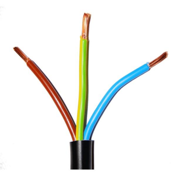 CABLE RIGIDE NOIR U1000-R2V