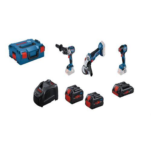 Ensemble de 4 outils 18V Bosch (GSR110/GDX210/GWS10/GBH24) - batterie 18V 4Ah