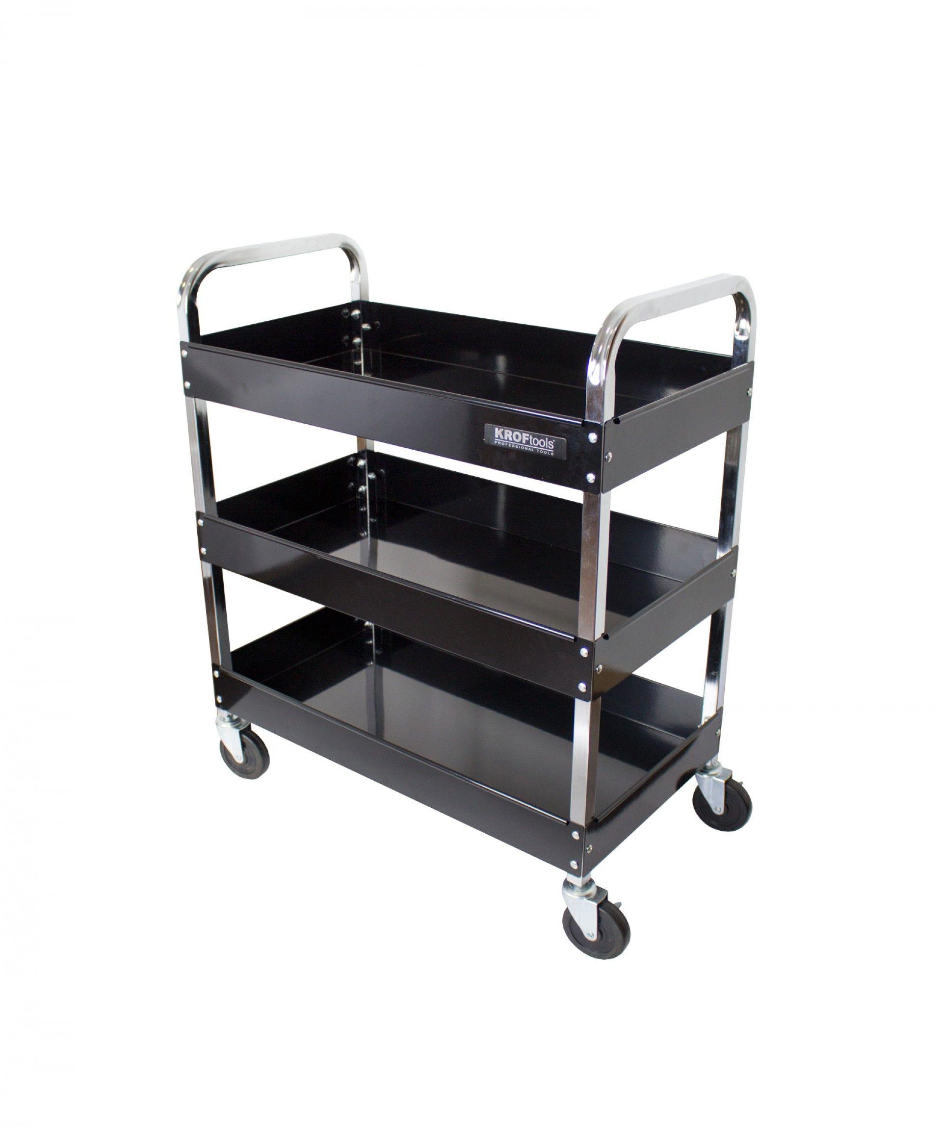 SERVANTE 3 PLATEAUX TOLES