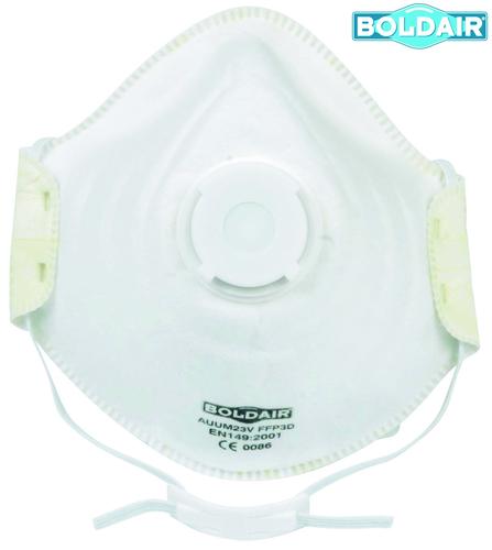 DEMI-MASQUE RESPIRATOIRE JETABLE FFP3 AVEC VALVE