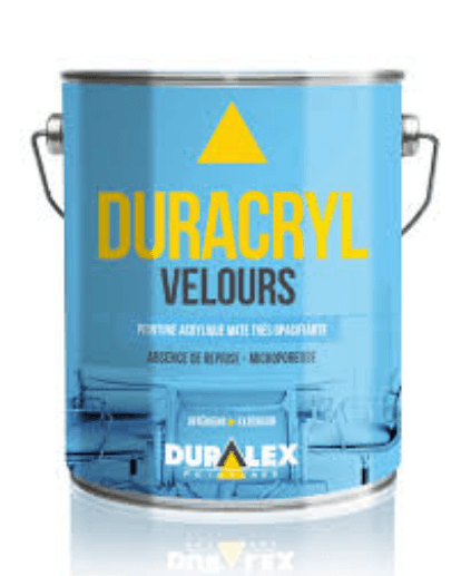 Peinture acrylique duracryl BLANC VELOUR 3L